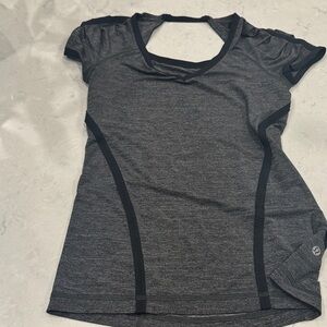 lululemon athletica Charcoal Short Sleeve Tee